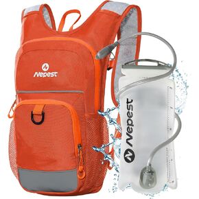 Nepest Kids Hydration Backpack with 1.5L Water Bladder for Cycling, Hiking in Saudi Arabia