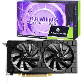 RX 580 8GB Graphics Card, 2048SP GDDR5 256 Bit GPU, PCIE 3.0 Gaming Video Card, Dual Fans Cooling, Gaming Card with HDMI/DP/DVI Ports, Desktop Graphics, GPU Video Card for Desktop Computer