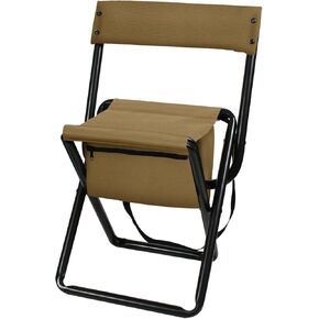 Rothco Deluxe Folding Stool with Pouch, Coyote Brown