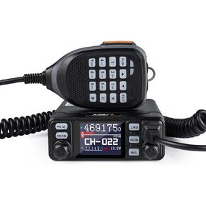 KSUN Mobile Transceiver Radio for Vehicle Truck with Cigarette Lighter Plug Dual Band VHF/UHF Mini Car Radio Long Range CB Two Way Radio for Driver Off Road, UV5200D