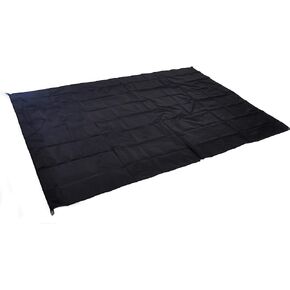 Waterproof Camping Tarp for Ground Tent Footprint and Sunshade Camping Hiking for Picnics (Black-210X150CM) in Saudi Arabia