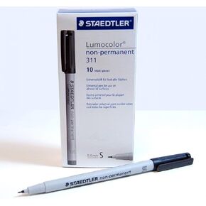 Graphtec Plotter Fiber Tip Pen Black - 10 Pack
