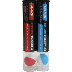 50 Caliber Pepper Projectiles (1% OC+4% PAVA) Ultrafine Powder Blend Pepper Ball - Laser weldingwithout Leakage It is Safer,Compatible with All .50 Caliber Pepper Ball launchers