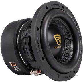 Rockville W8K9D4 8" Inch 2000w Peak Car Audio Subwoofer Dual 4-Ohm Sub 500w RMS CEA Rated, Black