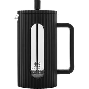 French Press Coffee Maker, 34 oz, Heat Resistant Borosilicate Glass, 4-level Filtration