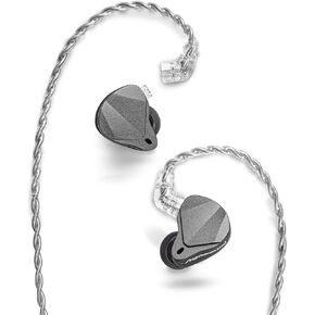 keephifi AGA ONE Audiophile IEM Earbuds, 10MM Dual Cavity Dual Magnetic DD in Ear Monitor Headphones, Stereo HiFi Bass IEM Earphones CNC Sand Blasting Cover with 2Pin-C Cable for Singers