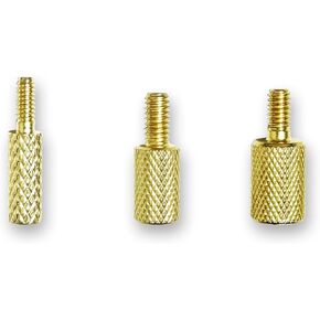 Gun Cleaning Rod/Wire Fitting Adapters Solid Brass Adapter Male Thread 5-40 8-32 Female Thread 8-32 5/16-27 10-32
