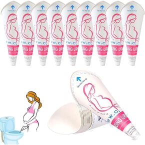 JIURUN 30PCS/50PCS Disposable Female Urination Device, Portable Pee Funnel Standing Pee Disposable for Women, Waterproof Paper Female Urinal Funnel for Travel, Camping, Hiking, Outdoor Activities