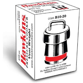 Hawkins Vent Weight Or Whistle for Stainless Steel and Stainless Steel Contura, Bigboy and Miss Mary Pressure Cooker, 1.5 Liter