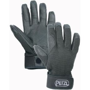 PETZL CORDEX Gloves - Lightweight, Breathable Leather Belay Gloves for Climbing and Rappelling