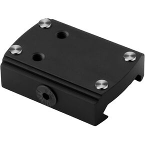 RMS/RMSc/RMSw/SMS Pictainny Rail Aluminum Mount Compatible with Sig Sauer Romeo Zero, Holosun EPS Carry, ADE Spike/Nuwa/Apollo, Vortex Defender-CCW Red dot Optics Mounting Plate