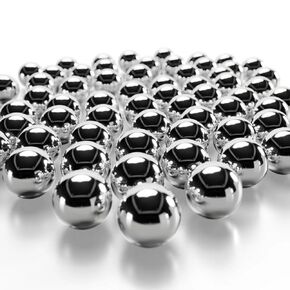 Z QINGZHENG 5000pcs 1/4inch Steel Ball Slingshot Ammo About 6.35mm Precision Steel Bearing Balls Bulk Ball Bearings
