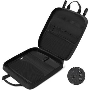 Large Camp Kitchen Organizer, High Capacity Camping Cooking Utensils Bag, with Paper Towel Holder, Multi-pocket Waterproof Camping Utensils Holder for BBQ Outdoor Cooking Essentials