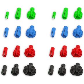 Plastic Adapters Universal Red and Green Boresighter Suitable for .17 to 12GA Calibers (Universal Adapters, 2 Packs)