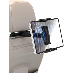 LYFlCCS Tablet Headrest Car Mount with Flexible Arm Special for iPad Pro 12.9, Long Trip Back Seat Tablet Phone Holder Fit Thickness Case for iPad air, mini, Galaxy Tab and More 6-15.6" Phone & Tablet