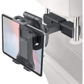 Tablet Holder for Car Headrest, [3 in 1] Upgraded Tablet Holder Mount for Car Backseat Car Road Trip Essentials Adjustable Tablet Stand Holder for iPad Pro 12.9 for 5-12.9" Devices