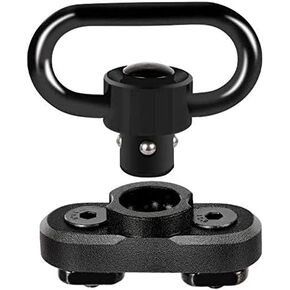 1.25" QD Sling Swivel Mount Quick Detach Sling Attachment with Push Button