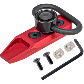 Alloy Red Tactical Modular Direct Attachment Quick Detach QD Sling Swivel Mount Kit-Push Button