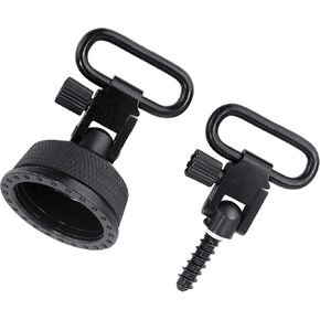 Gocher Quick Detachable Sling Swivel Cap Set with 1" Quick Release Tri-Lock Swivels Adapter for REM 870 12GA S8002/20GA S8005