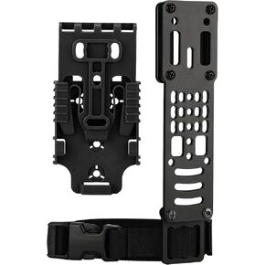 Tactical Modular Holster Adapter with QLS kit, Drop Leg Holster Platform with Leg Strap Police Gear
