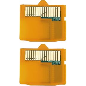 Create idea 2pcs MicroSD TF Card to XD Card Adapte TF to XD Card Holder Memory Card Adapters Compatible with Olympus U1040 u9000 u7000 u6000 SP590 Yellow
