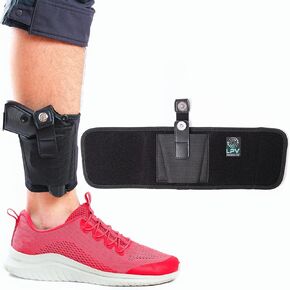 Ankle Holster for 380, Inside Boot Holster – Fast Silent Draw – Comfortable & Durable | Fits: SIG P365 P238 Ruger LCP 380 LC9 EC9s Glock 26 43, Bodyguard 380, M&P Shield & Similar Guns [380 9mm 22 LR]