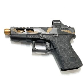 Handleitgrips Gun Grip Tape Compatible with Glock 19 Gen 5 - Black Textured Rubber Pistol Grip Tape, Easy Installation, Gun Parts & Accessories, Veteran Owned, Made in The USA
