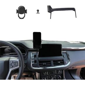 Car Phone Holder for 2019-2023 Chevrolet Suburban Phone Mount Screen Cell Phone Automobile Cradles Hands-Free 360 Degree Rotation
