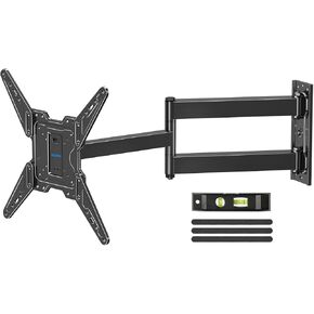 MOUNTUP Corner Long Arm TV Mount for Most 32-65 Inch TVs, TV Wall Mount Full Motion with 31.3" Long Extension, Swivel & Tilt Articulating Bracket, MAX VESA 400x400mm, Holds up to 99 lbs MU0075