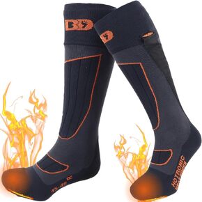 Hotronic XLP Heated Socks - Comfortable Warmth, Merino Wool Blend Compression Socks, Ideal for Skiing and Outdoor Activities