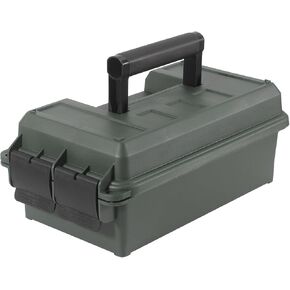Field Ammo Box | Heavy Duty Storage Case | Waterproof Box for Hunting and Shooting | Ammunition Lockable Storage Box | Shotgun Ammo Can Tool Box | Pistol Ammo Storage Box | Rifle Ammo Box