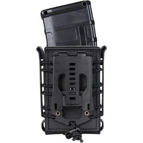 IDOGEAR Belt Magazine Pouch 5.56 Belt Clip Mag Pouches 7.62mm Softshell Rifle Mag Carrier for Belt M4/AR/AK Rifle Magazines