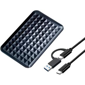 250GB Ultra Slim Portable External Hard Drive USB 3.1 Type C 2.5'' HDD Storage for PC, Mac, Laptop, PS4, PS5, Xbox one