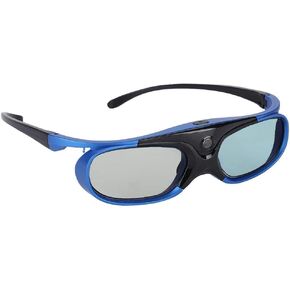 Universal Active Shutter Type 3D Glasses,Portable3D Glasses for Nuts/for BenQ/for Epson/for Acer/for Hitachi/for Sharp and Many Other DLP projectors