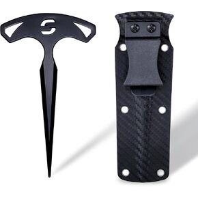 SYNKER Ike Jime Tool Stainless Steel Fish Spike with Sheath and Belt Clip (Ikijime Traditional Japanese Technique) (Yellowtail, Sea Bass, Tuna, Striped Bass, Salmon)