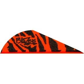 Bohning Blazer Vane, Orange Tiger, 2" (Pack of 36)