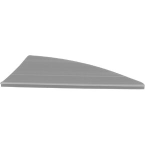 TAC Vanes 2.25" Driver Hybrid Vanes, Gray Vanes, Pack of 100, Vanes for Archery Bowhunting and Recreational Shooting