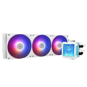 Thermalright FW PRO 360 ARGB White CPU AIO Cooler,IPS LCD Screen with 320 * 320 Resolution,for AM5&Intel 1700/1851,High-Performance 360 Specs Water-Cooled with 2.73in Removable Display
