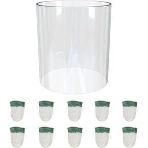 10 Pcs Propane Lantern Mantles, U Shape Mantles and Standard Shape Lantern Replacement Globe for Outdoor Camping Lantern Lanterns.