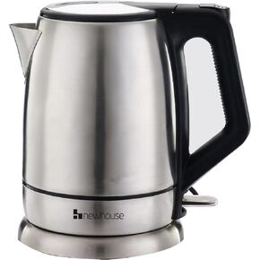 Newhouse 1200W 60-fl. oz. Stainless Steel Electric Kettle NHEK-001, Electric Tea Pot for Boiling Water, Auto Shut Off Electric Tea Kettle, ETL Certified for Hospitality and Residential Use