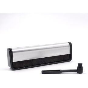 Record Cleaner Brush, Ultra Carbon Fiber Record Cleaner, Anti-Static Gentle Record Cleaning Tools with Record Player Needle Cleaning Brush, Record Player Accessories