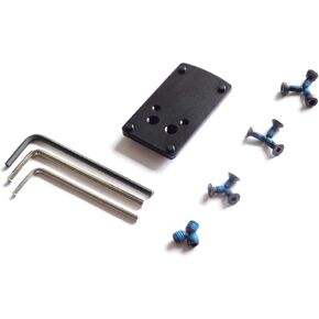 DPP Titanium Rear Sight Mount/Mounting Plate/Adapter Compatible with Springfield XD Vortex Venom & Viper, Burris Fastfire, Docter