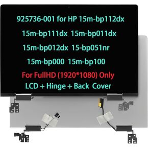 925736-001 استبدال شاشة لمس شاشة LCD لـ HP Envy X360 15M-BP112DX 15M-BP111DX 15M-BP011DX 15MM-BP012DX 15-BP051NR 15M-BP000 15M-BP100 LCD DIGITIZER + ANVING + HISE DISPLY ASSCENT