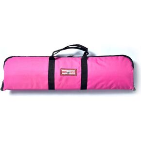 Cordura Archery Recurve Accessories Bag | Heavy Duty Long Case | Arrow & Accessories Cordura Case | Lightweight Recurve Accessories Bag (Pink)