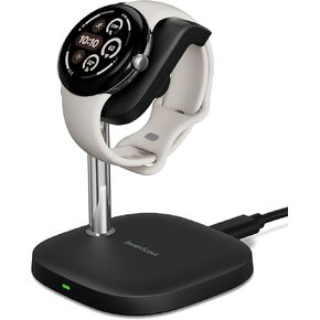 Watch Charger Stand for Google Pixel Watch 3/2 (Not for Google Pixel Watch 1), SwanScout 505G2, Fast Charging for Pixel Watch 3/Pixel Watch 2