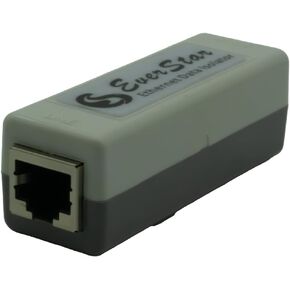 EverStar MI30XG 10G Galvanic Network Isolator for Healthcare (EN60601-1 Compliant 4 kV, 2 MOPP) | Apple/Android TV | Hi-Res Audio Systems (RJ45) | Light/Dark Gray