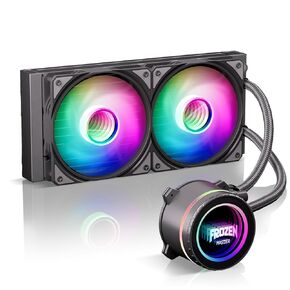360 ARGB AIO Liquid CPU Cooler with 360mm Radiator & ARGB Water Tube, PWM Addressable Fans & Pump, All-in-one Water Cooling Pump 2300 RPM, AMD AM5 AM4 Intel LGA 1700/1200/115X Support