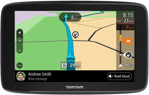 TomTom Go Comfort 5 مع WiFi ، عرض 5 بوصات ، حركة مرور وخرائط مدى الحياة ، التوجيه الذكي ، التنبؤ بالوجهة ورحلات الطرق (متجددة) in Saudi Arabia