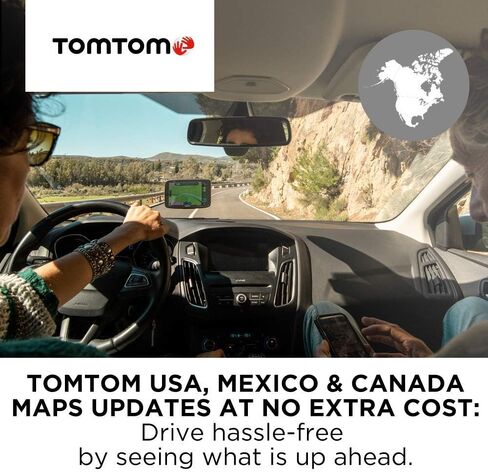 TomTom Go Comfort 5 مع WiFi ، عرض 5 بوصات ، حركة مرور وخرائط مدى الحياة ، التوجيه الذكي ، التنبؤ بالوجهة ورحلات الطرق (متجددة) in Saudi Arabia