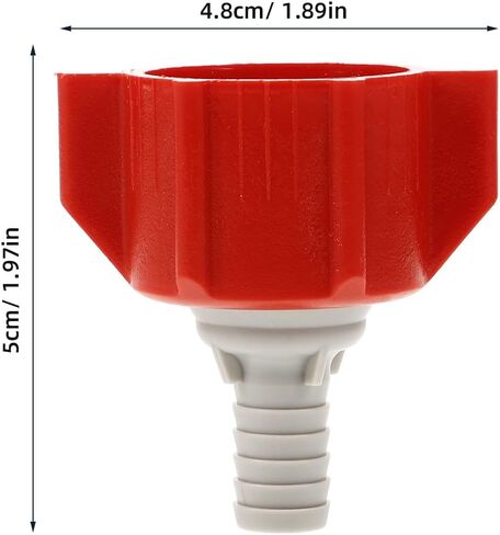 Cabilock Sparkling Water Machine Adapter Reusable Connector Bib Adapter for Practical Bib Connector Useful Bib Connector Bib Connector for Plastic in Saudi Arabia